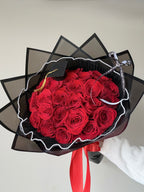 Pure Red Elegance Bouquet
