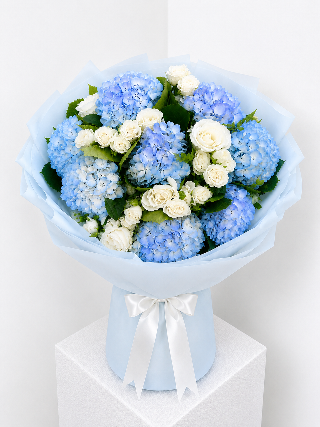 Dreamy Blue Hydrangea Bouquet