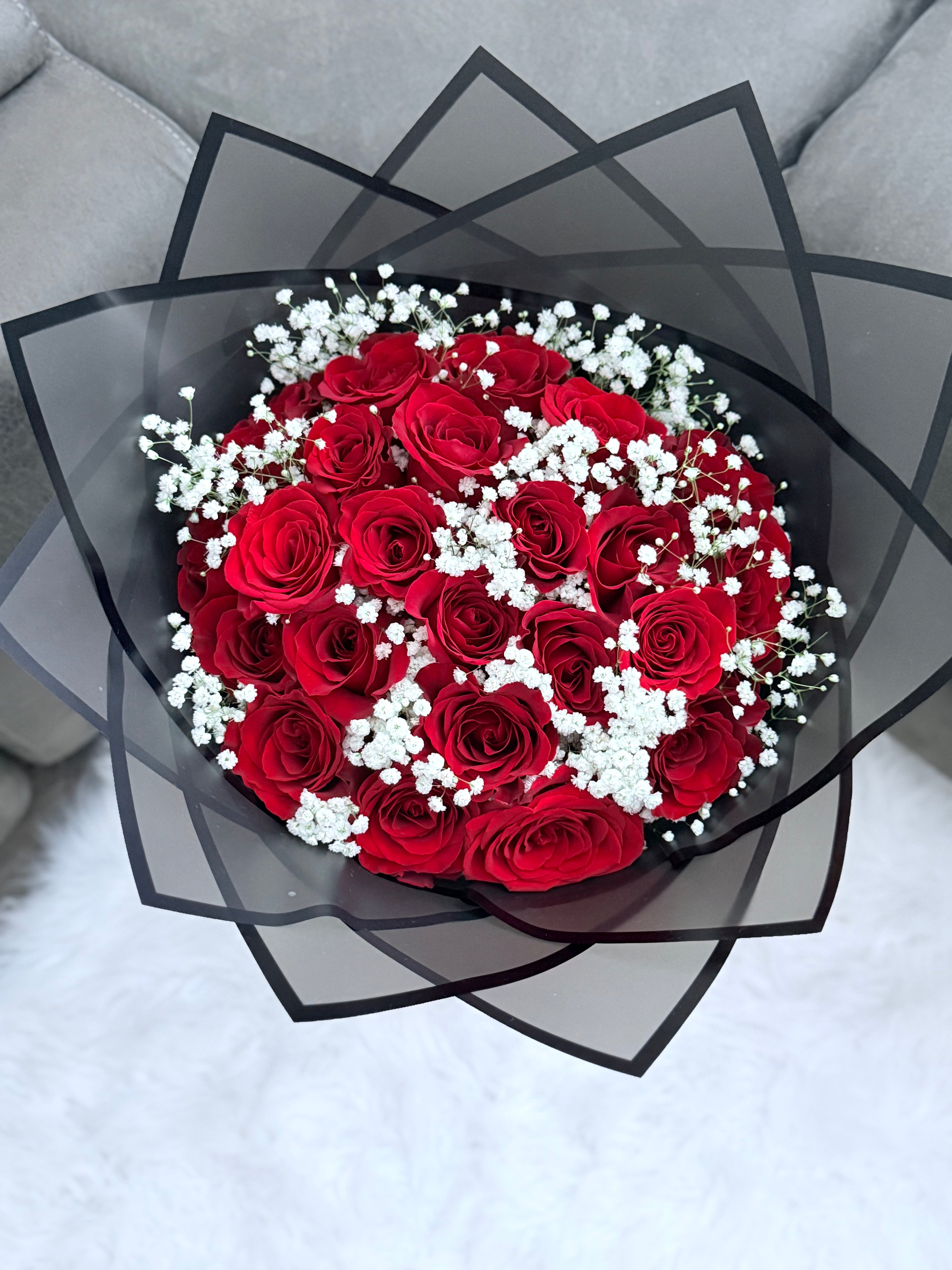 Our Classic 24 Red Roses Bouquet