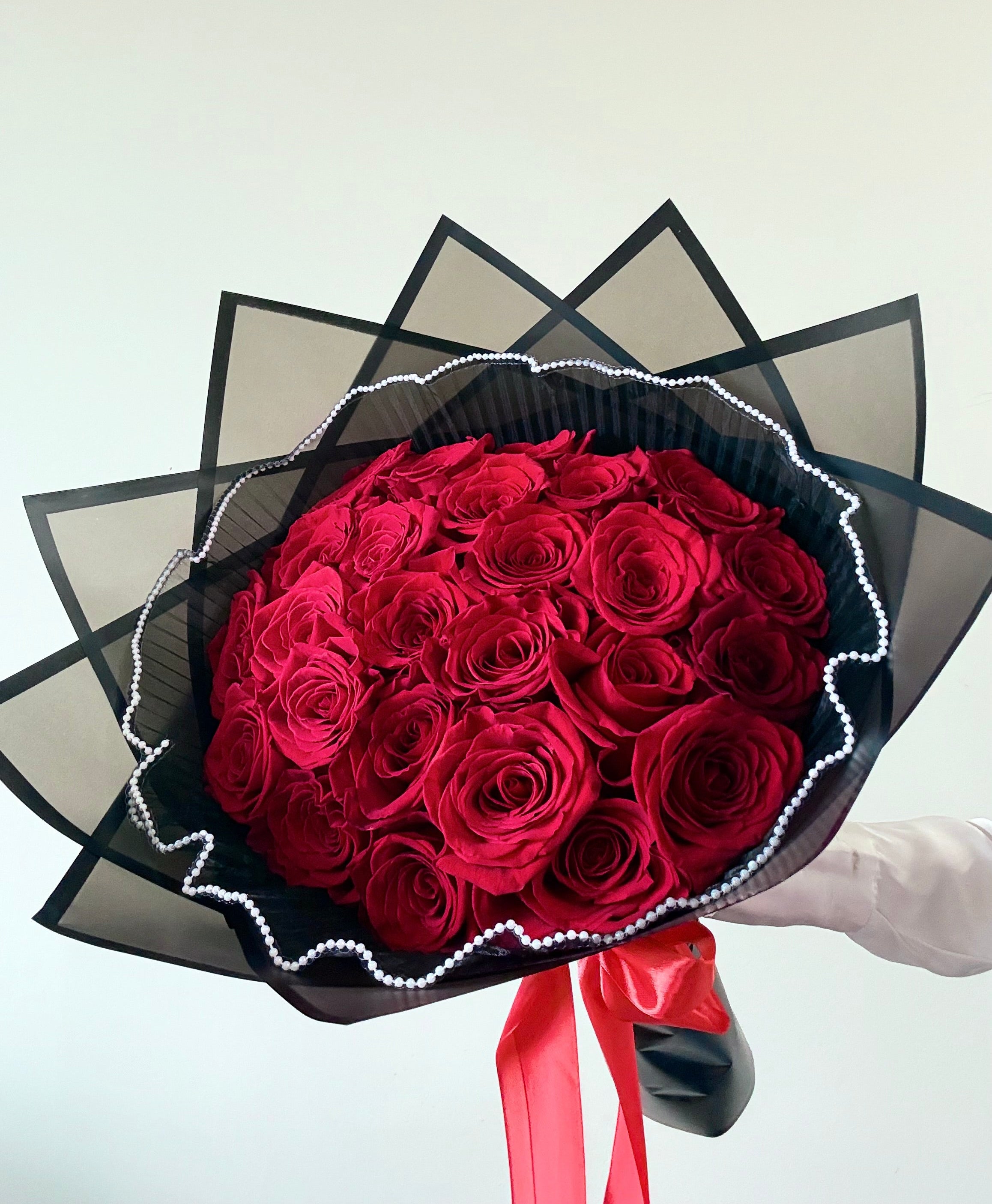 Pure Red Elegance Bouquet