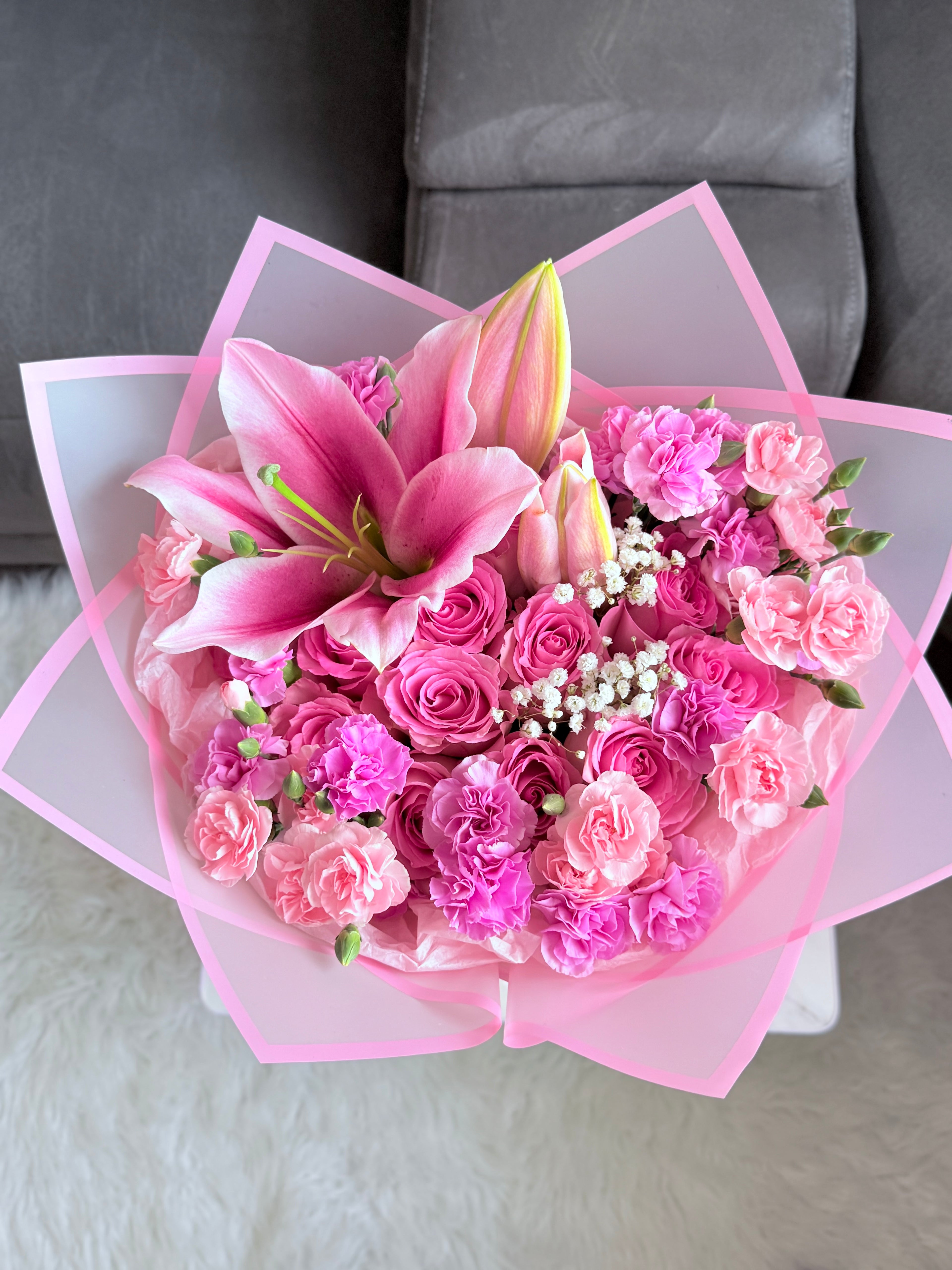 Garden of Pink Blooms Bouquet