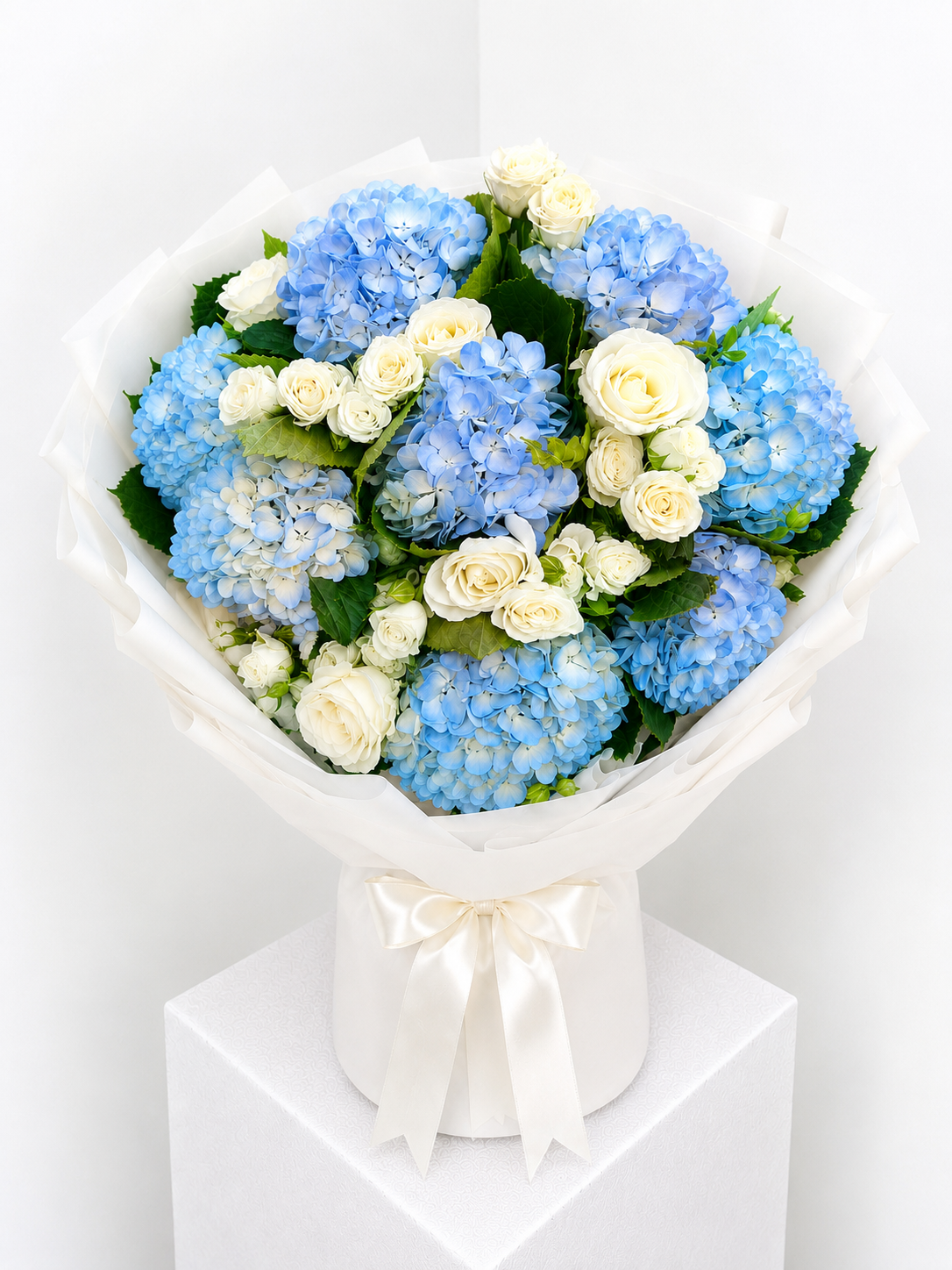 Dreamy Blue Hydrangea Bouquet