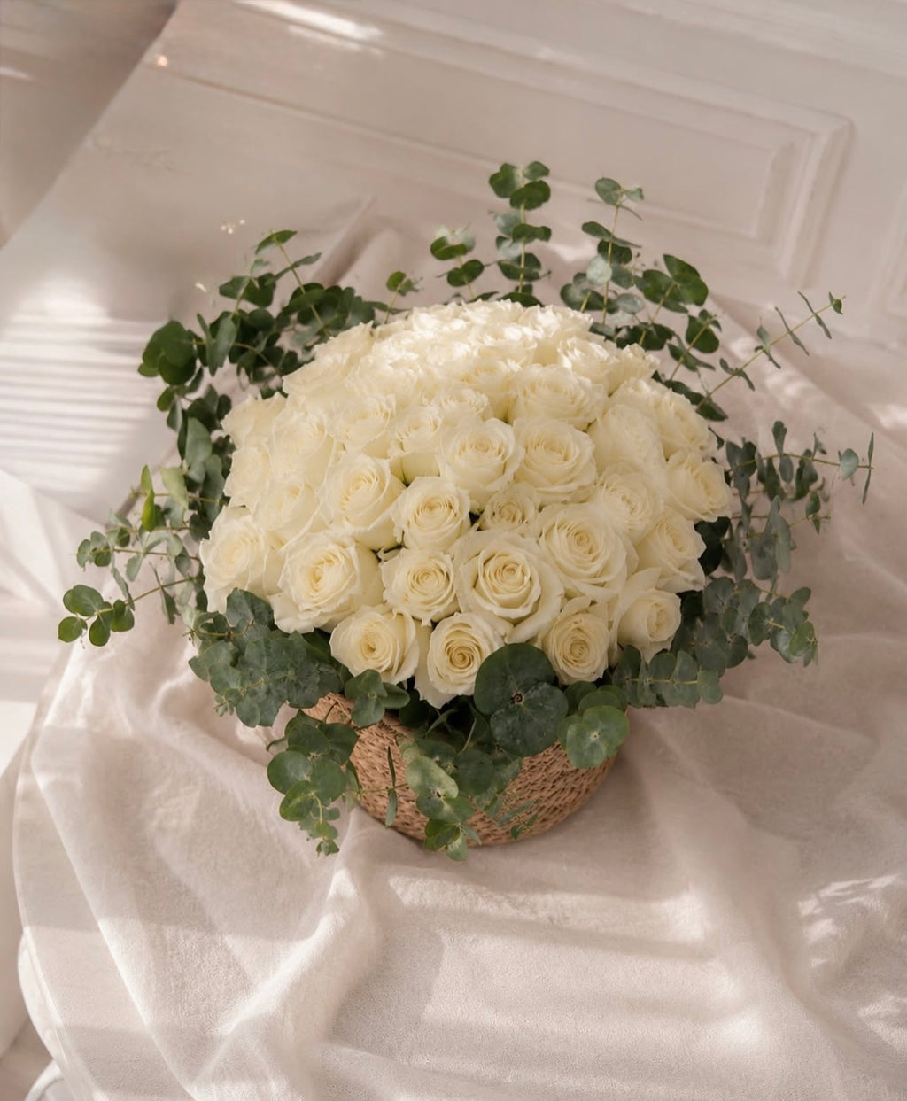 White Harmony Basket