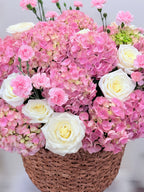 Pink Hydrangeas Whisper Garden