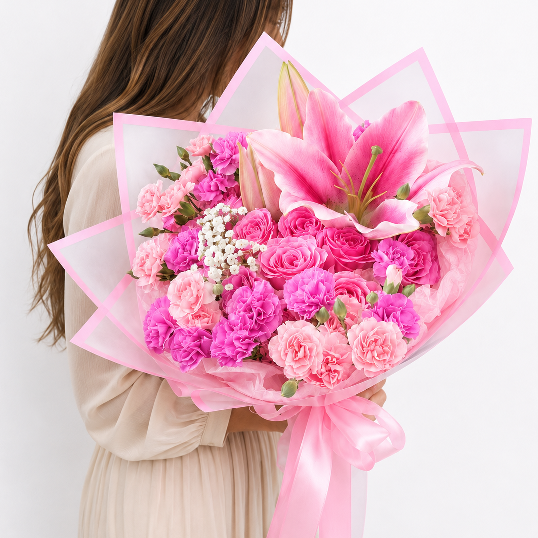 Garden of Pink Blooms Bouquet