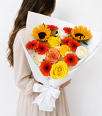 Sunset Garden Vase Bouquet