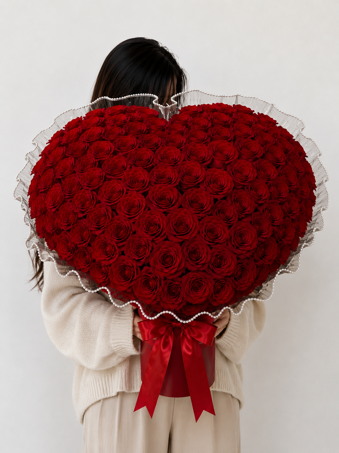 The Signature Rose Heart Bouquet