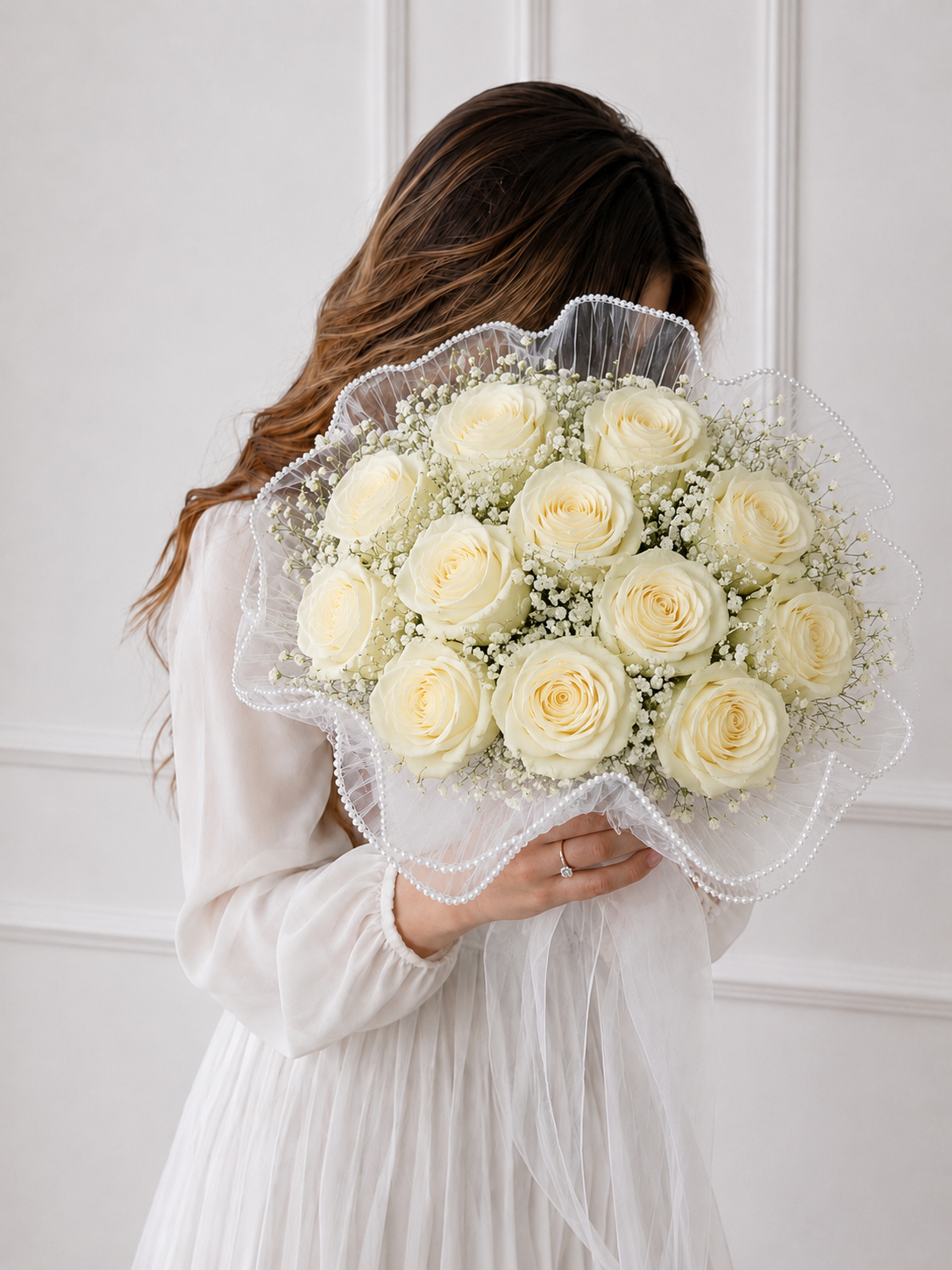 The White Pearl  Bouquet